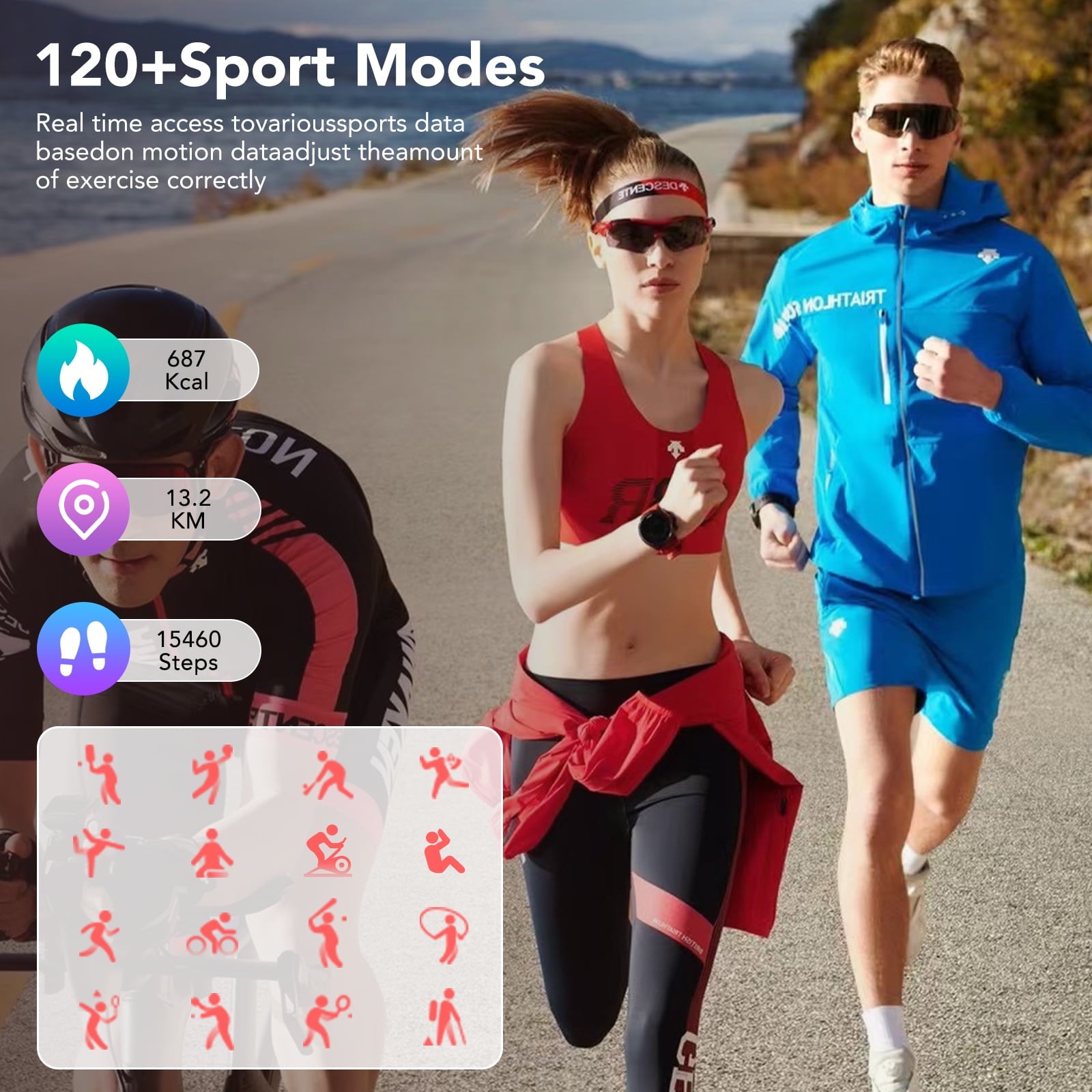 2026 NEW Smart Watch, 1.96''HD Screen SmartWatch for Men Women's, Answer/Make/Message, 100 Sports Modes, IP68 Waterproof Fitness Tracker Compatible with Android and iPhone, Holiday Gifts,Pink
